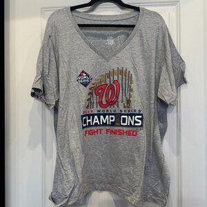 Washington Nationals 2019 World Series Champs tshirt - 2X